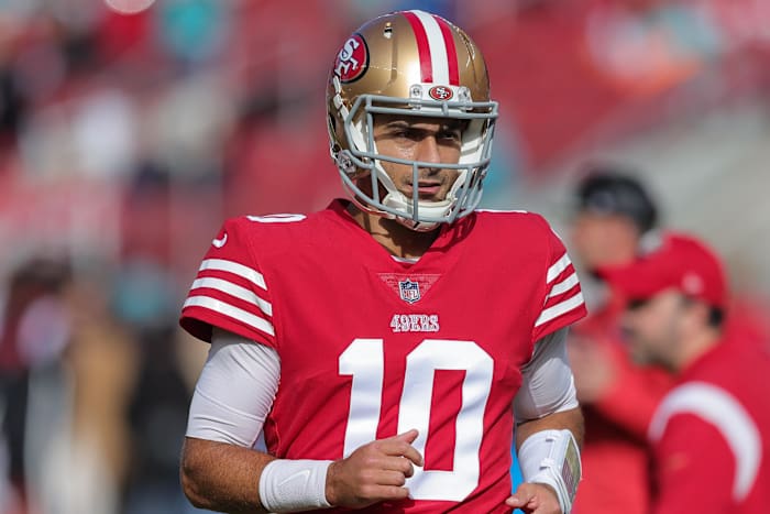 San Francisco 49ers quarterback Jimmy Garoppolo